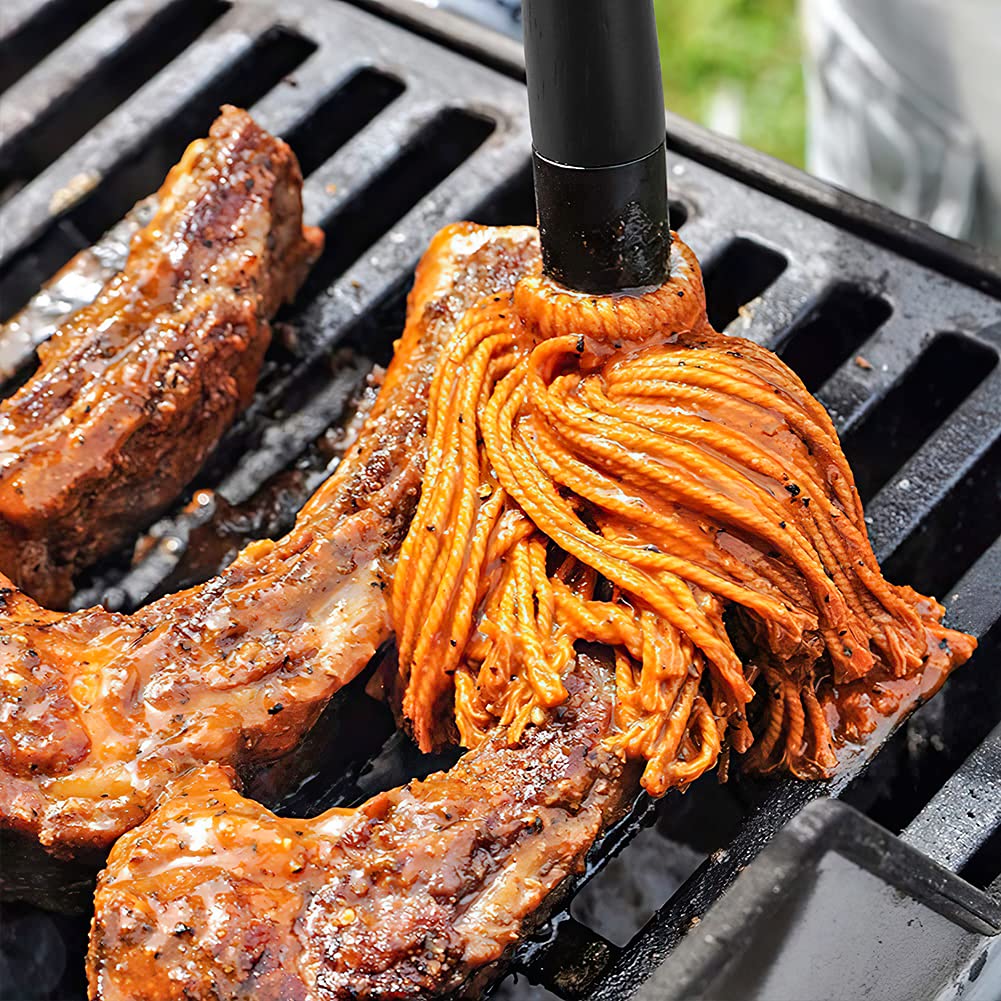 YFWOOD cotton fiber mop head delivers even sauce coverage without shedding.