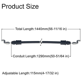 YGQ 946-05107B Z-bend ends for easy installation on compatible mowers