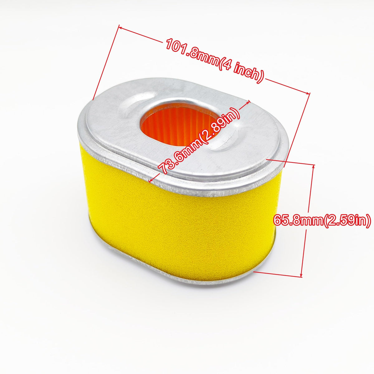 YGQ AFZE18 air filter installation on a Honda GX200 demonstrates easy engine protection