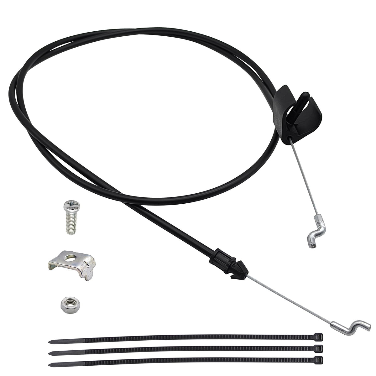 YGQ engine stop cable assembly for Briggs Stratton Murray mowers.