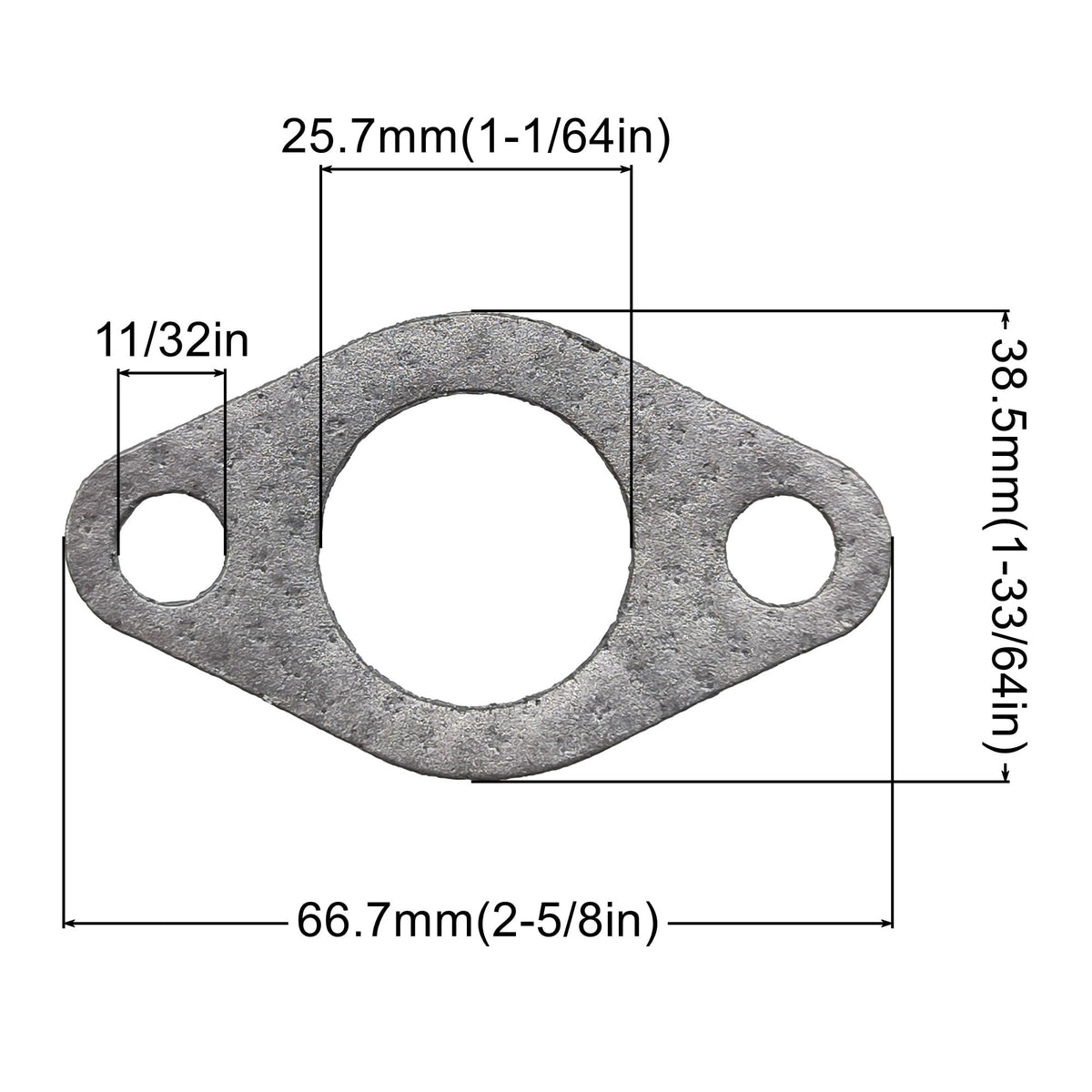 YGQ exhaust gasket compatible with Briggs Stratton models for steady performance and easy install.