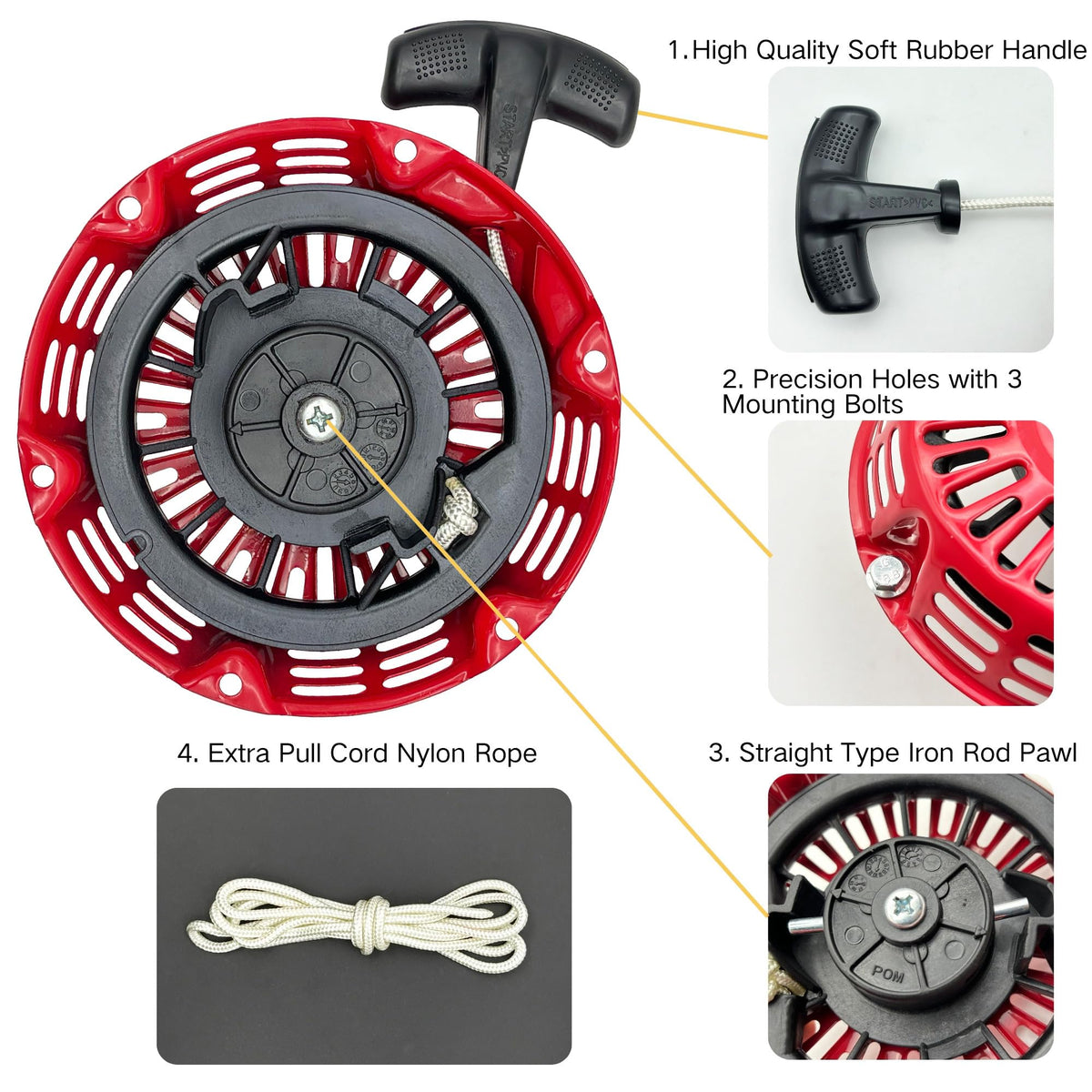 YGQ GX160 bolt-hole pattern for precise mounting