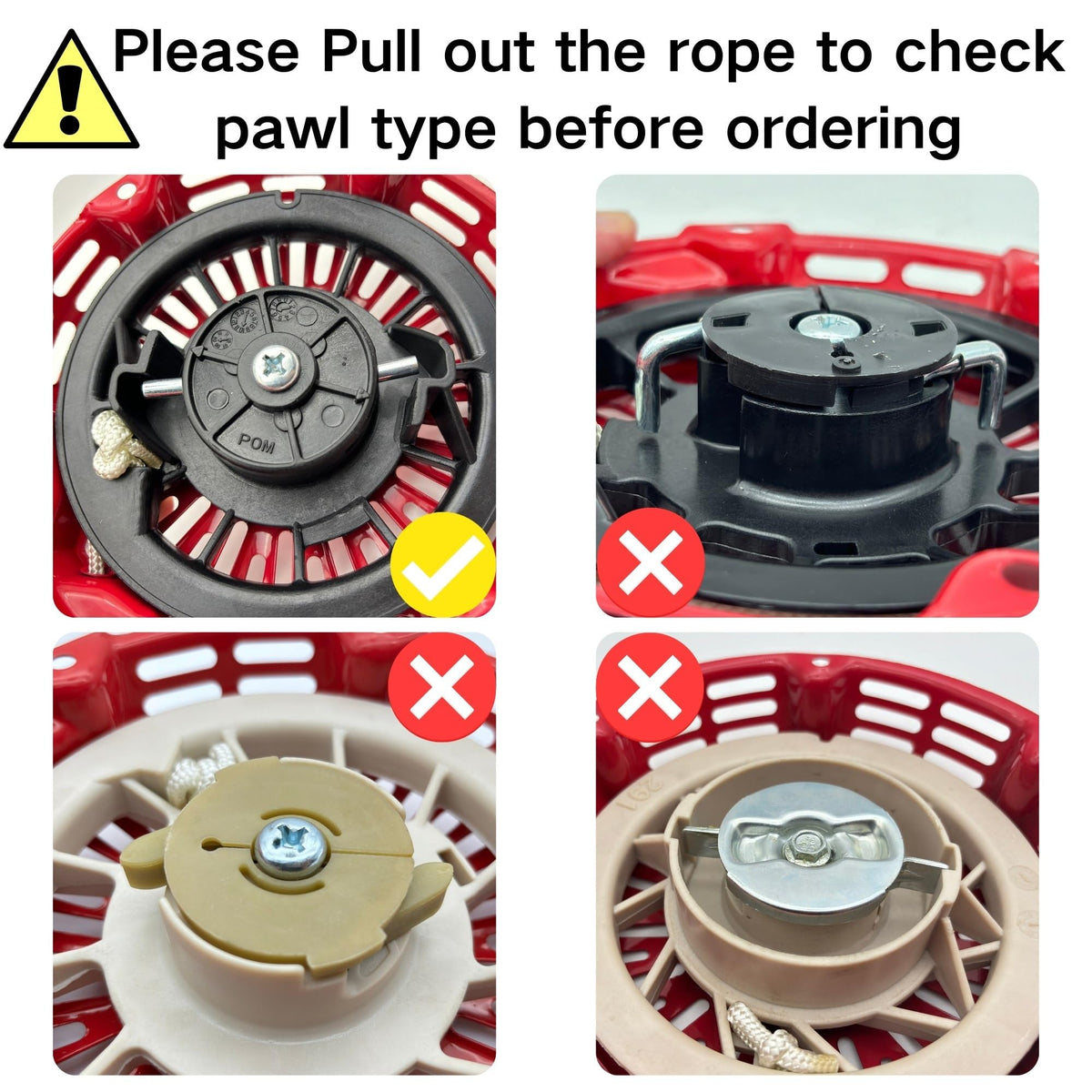 YGQ GX160 flange screws included for easy installation