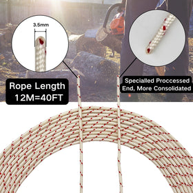 YGQ braided construction ensures reliable pull action across tools.