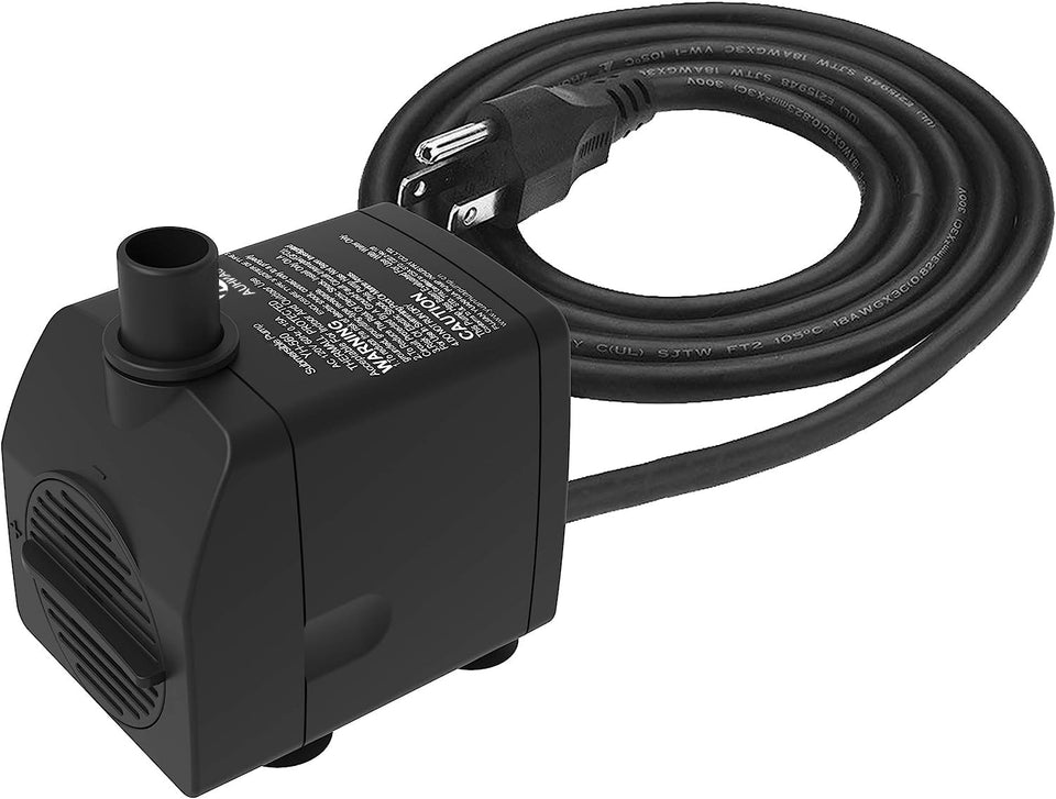 YH YUANHUA submersible pump front view showing compact, quiet performance for fountains