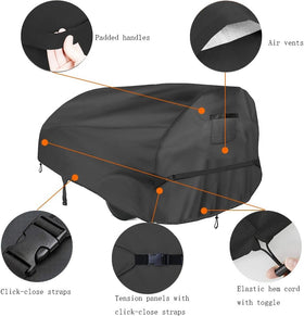 Drawstring and buckle secure the YHINGG cover against wind and rain