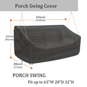 YHINGG swing cover with windproof straps securing protection in gusty weather