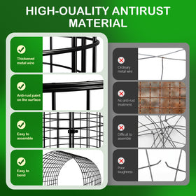 YHLYUZZ flexible panels connect easily for round or rectangular enclosures.