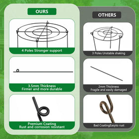 YHLYUZZ Open-grid design lets plants grow through naturally