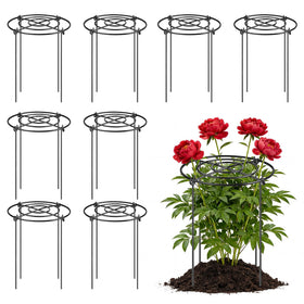 YHLYUZZ Peony cage grid-top view for sturdy growth support