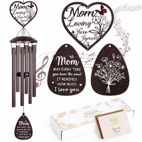 YHmall 36-inch wind chimes inside a gift box, perfect for gifting.