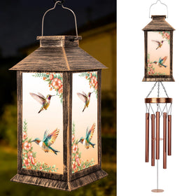 YHmall wind chimes outside 37-inch design adds ambient garden charm.