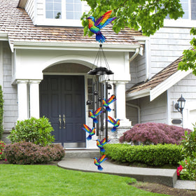YHmall hummingbird wind chimes enhance garden, yard, or patio decor.