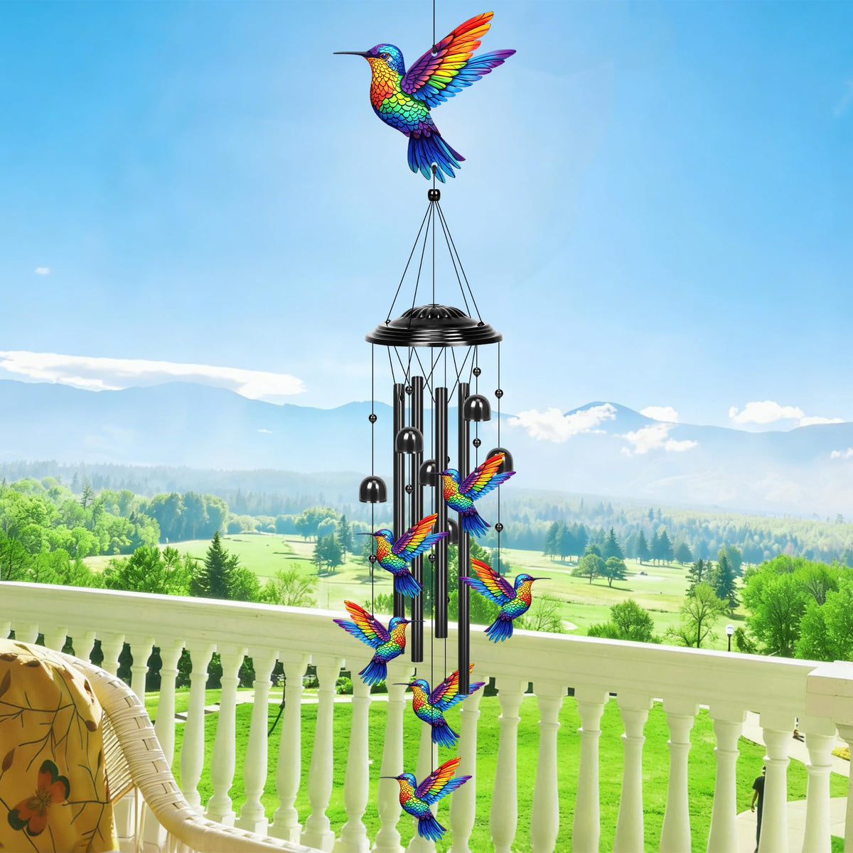 YHmall hummingbird wind chimes make a thoughtful Mother's Day gift.