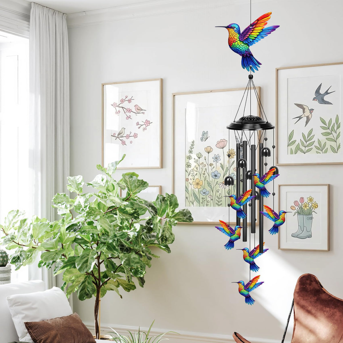 YHmall wind chimes are waterproof and weather-resistant for outdoor use.