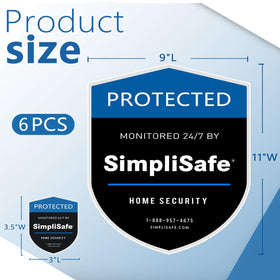 YHMYOALU SimpliSafe stickers for windows and doors with quick visual impact.