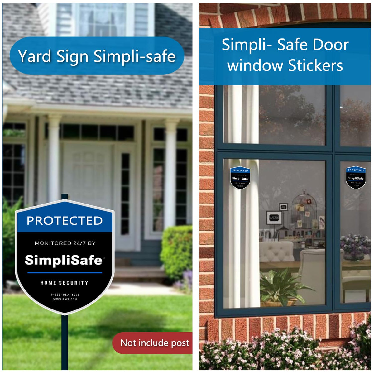 YHMYOALU yard sign shield featuring bright colors to boost curbside safety.