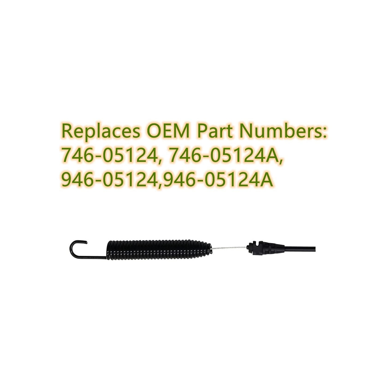 YHOPARTS deck engage cable, ready for aftermarket deck upgrades.