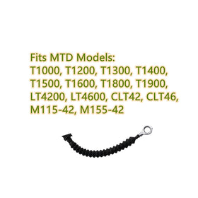 YHOPARTS deck engage cable length 40-3/4 inches with 23-1/8 inch conduit.