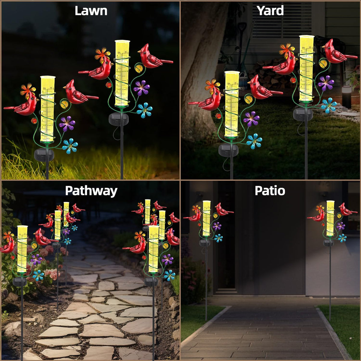 YHSOLAR rain gauge makes a thoughtful garden gift for DIYers