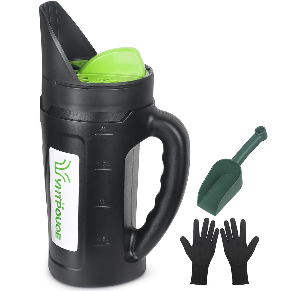 Yhtpouqe hand spreader with 80oz capacity for efficient refills and coverage