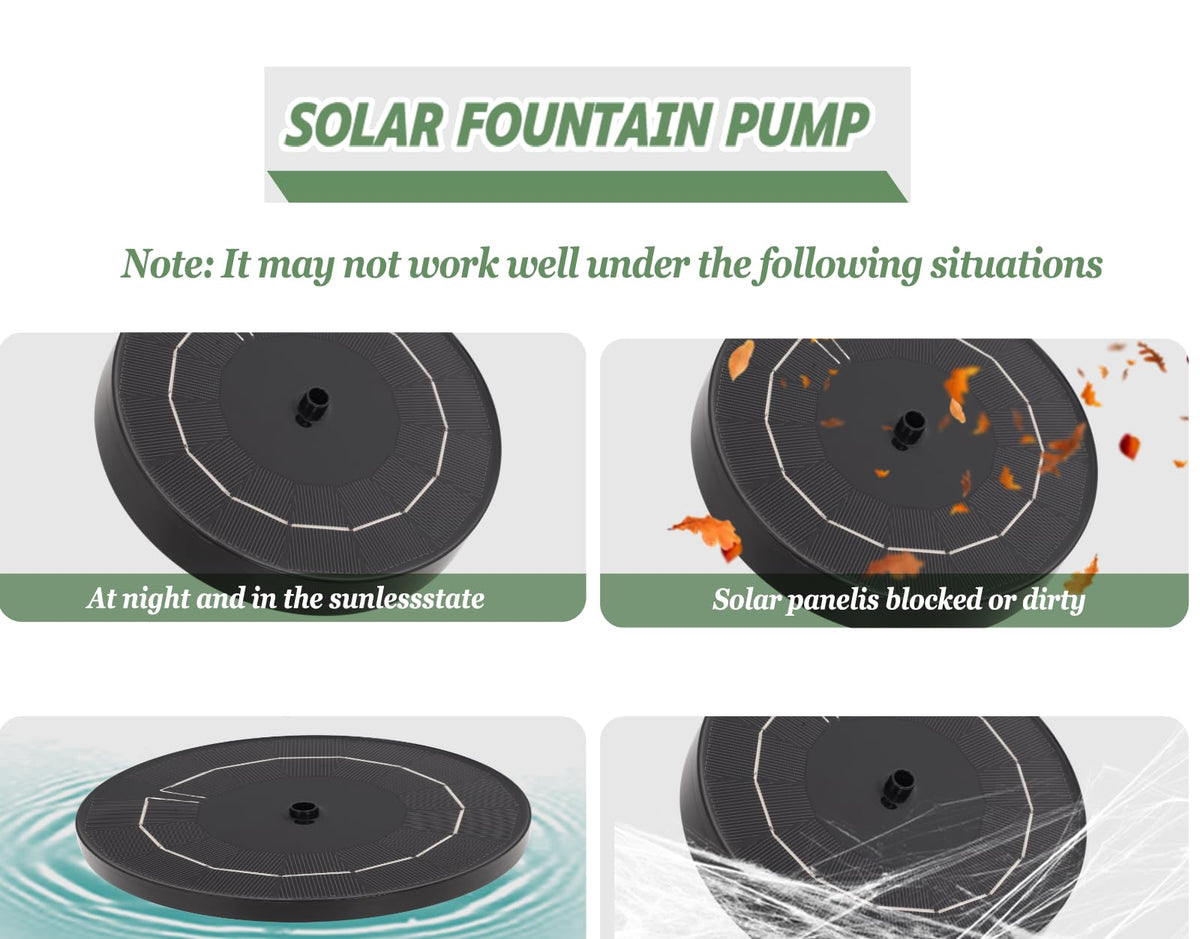 Yiabivo easy-clean pump area supports reliable fountain performance outdoors.