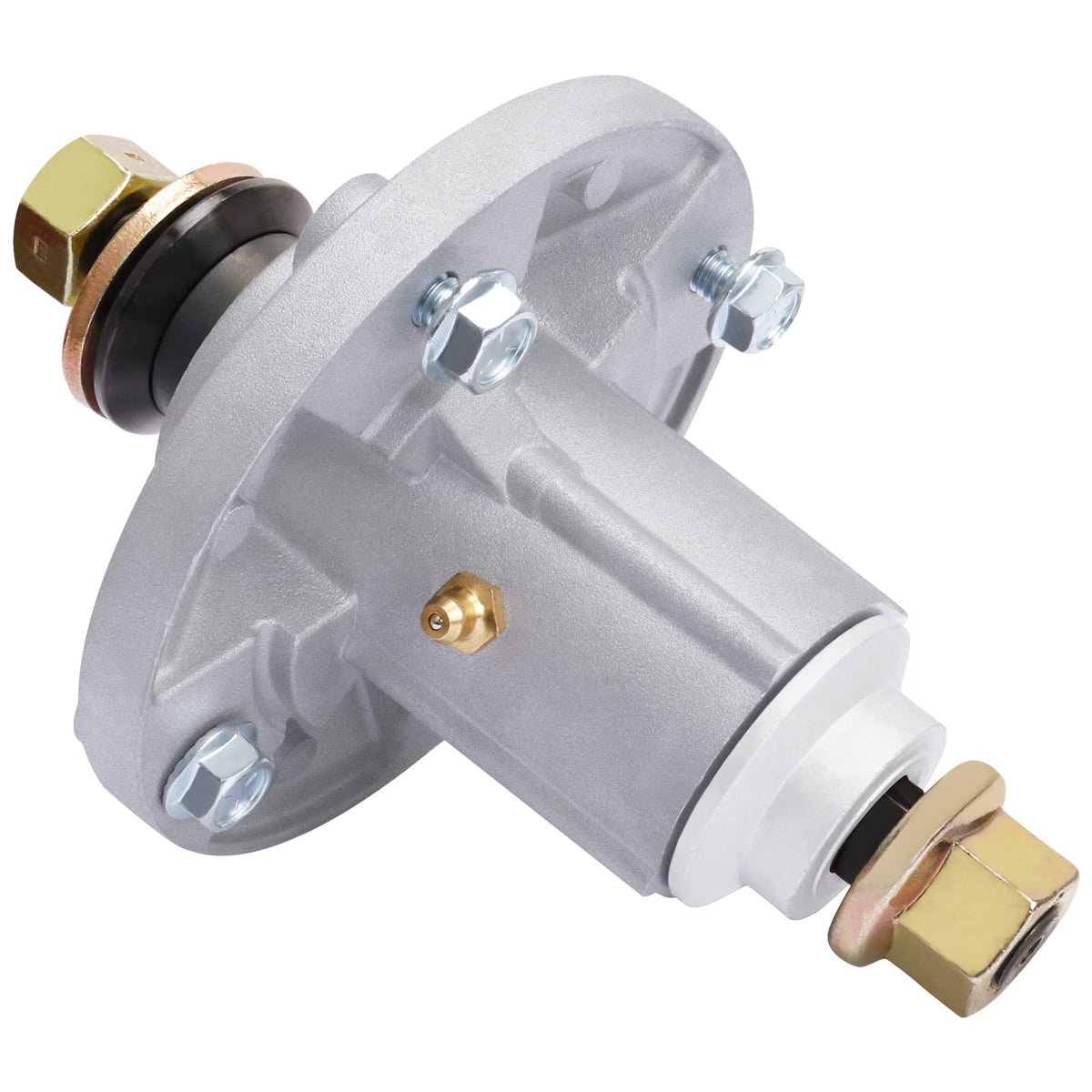 YiaChuii deck spindle assembly front view for durable, smooth blade rotation