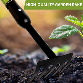YIAD DRAGON HORSE rake with non-slip grip prevents slips during long sessions