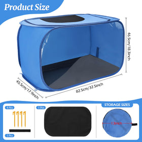 YIBOBO brooder clear window for easy chick watching with minimal disturbance