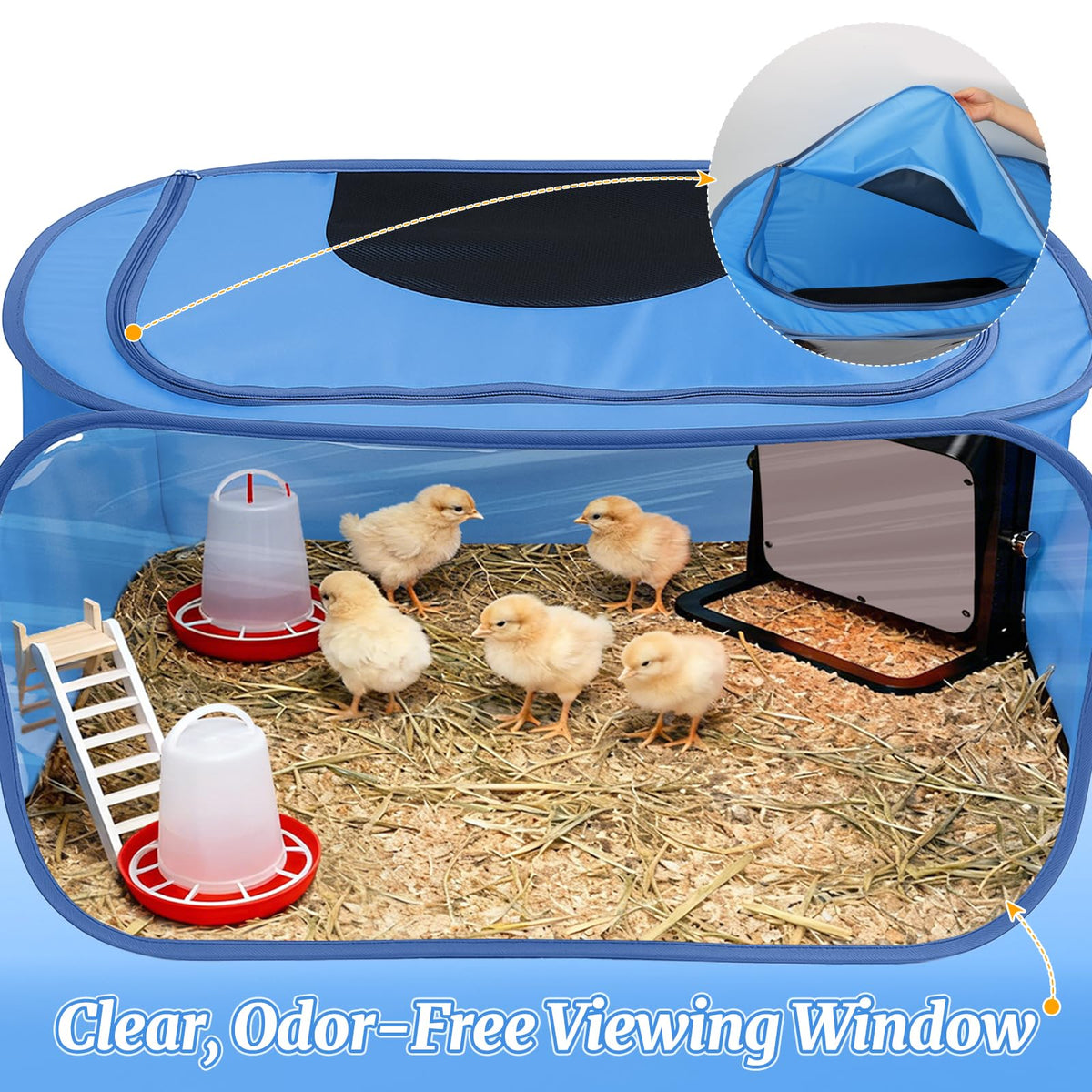 YIBOBO brooder indoor-outdoor use supports flexible setups for chicks and small pets