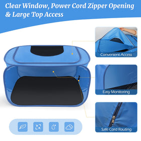 YIBOBO brooder waterproof mat keeps area dry during chick rearing