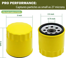 YIBOCO oil filter compatible with CH11-CH15 CV11-CV22 enhances engine protection.