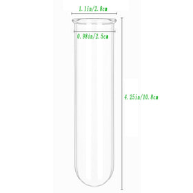 YIBOT mouth-diameter 28mm tubes enable easy water level checks.