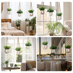 YIBOT macrame hanger gift-ready pack suitable for plant lovers