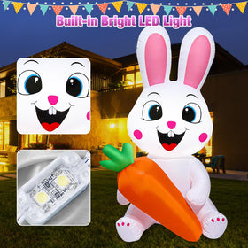 Yichuke 5ft bunny inflates for indoor and outdoor Easter photos