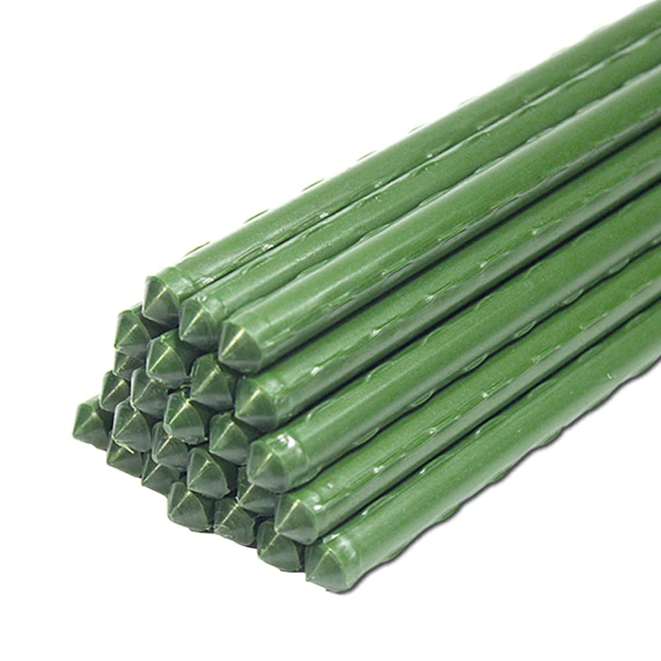 YIDIE sturdy metal garden stake supports tomato plants with durable green coating