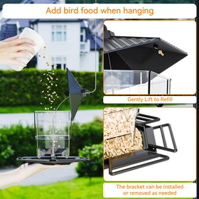 Yieach large-capacity feeder supports multiple birds at once