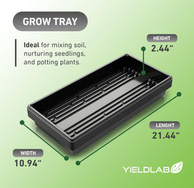Yield Lab 10x20 propagation tray side view shows durable construction.