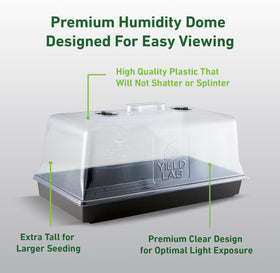 Yield Lab propagation dome with adjustable vents enables climate control for clones