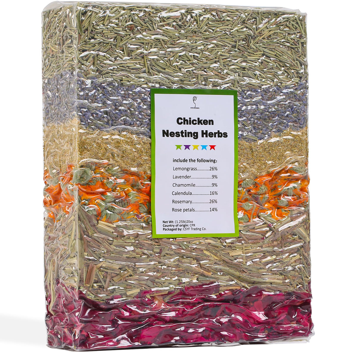 YIFULOWA chicken nesting box herbs jar keeps nesting area fragrant for hens.