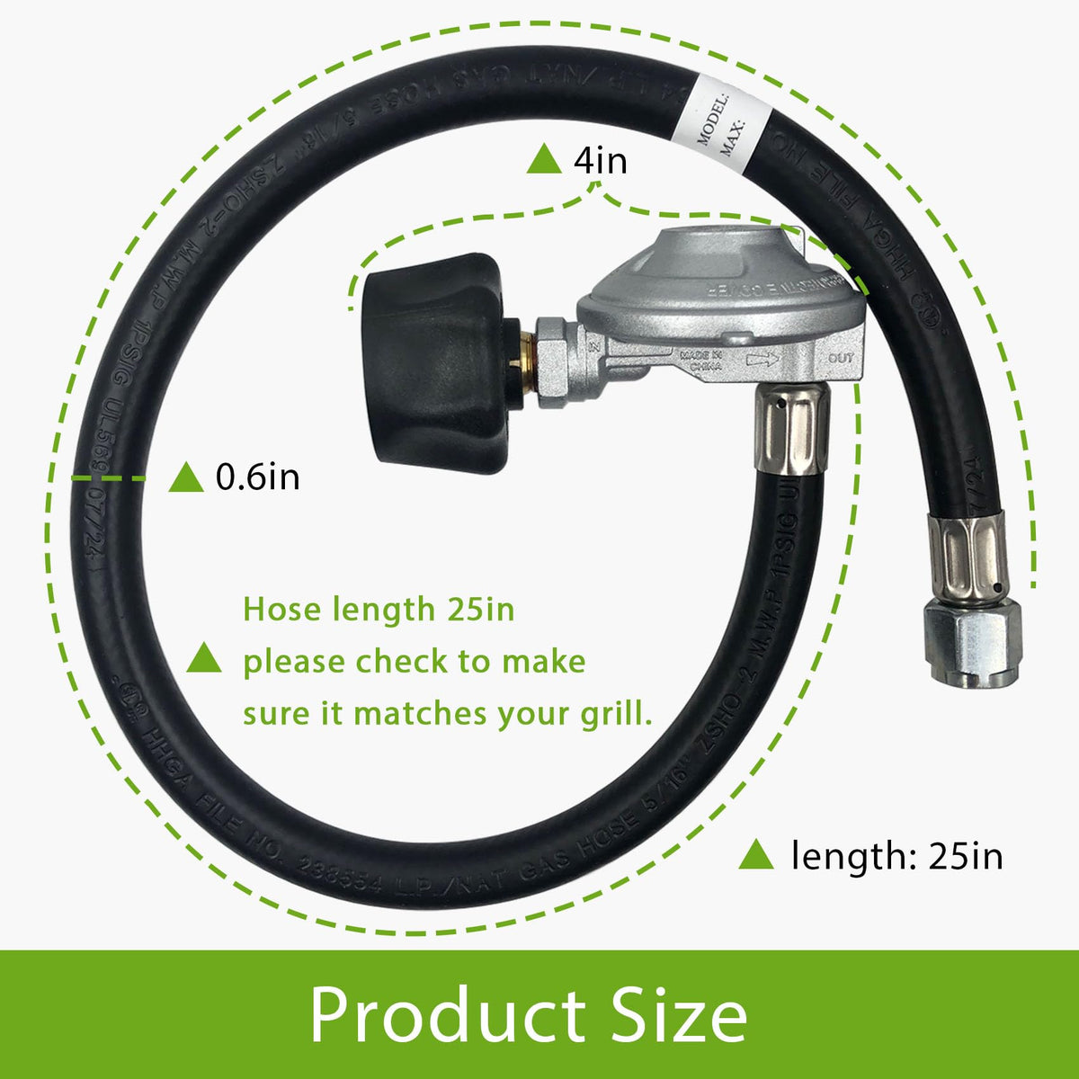 Yigiao Weber regulator kit enables quick, tool-free setup on compatible grills.