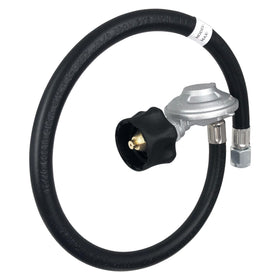 Yigiao 25in Weber hose regulator kit secures a leak-free connection for safe grilling.