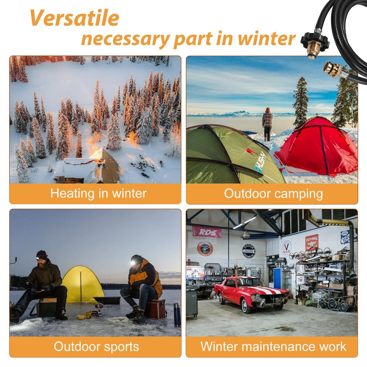 Yigiao F273704 ideal for indoor and outdoor cooking, heating, and camping setups.
