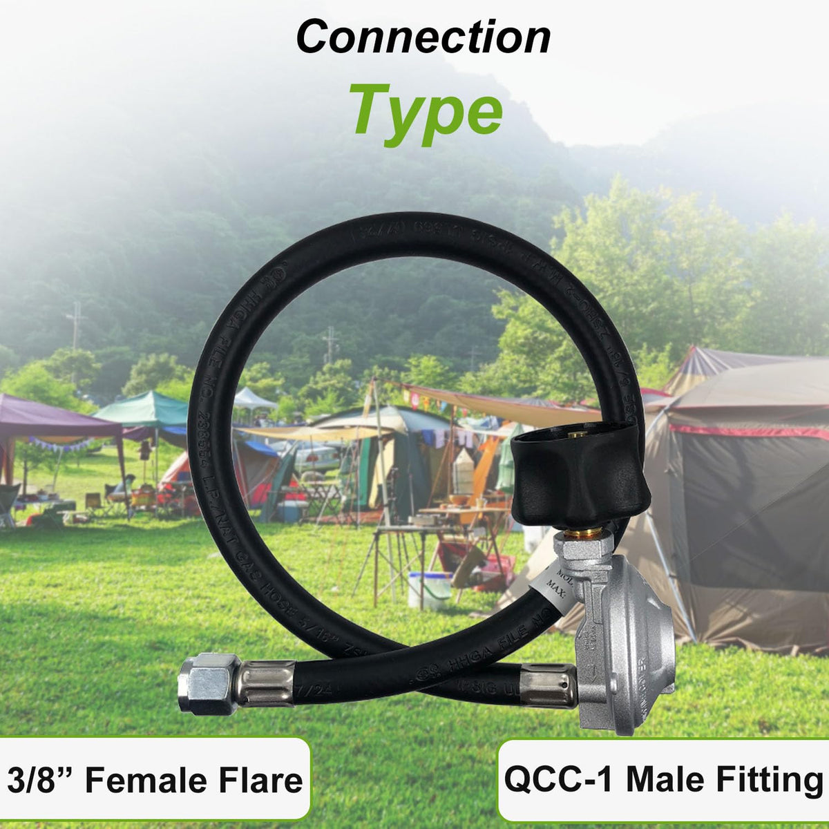 Yigiao 25in kit produces consistent flames for even cooking outdoors.