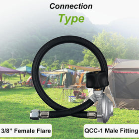 Yigiao 25in kit produces consistent flames for even cooking outdoors.