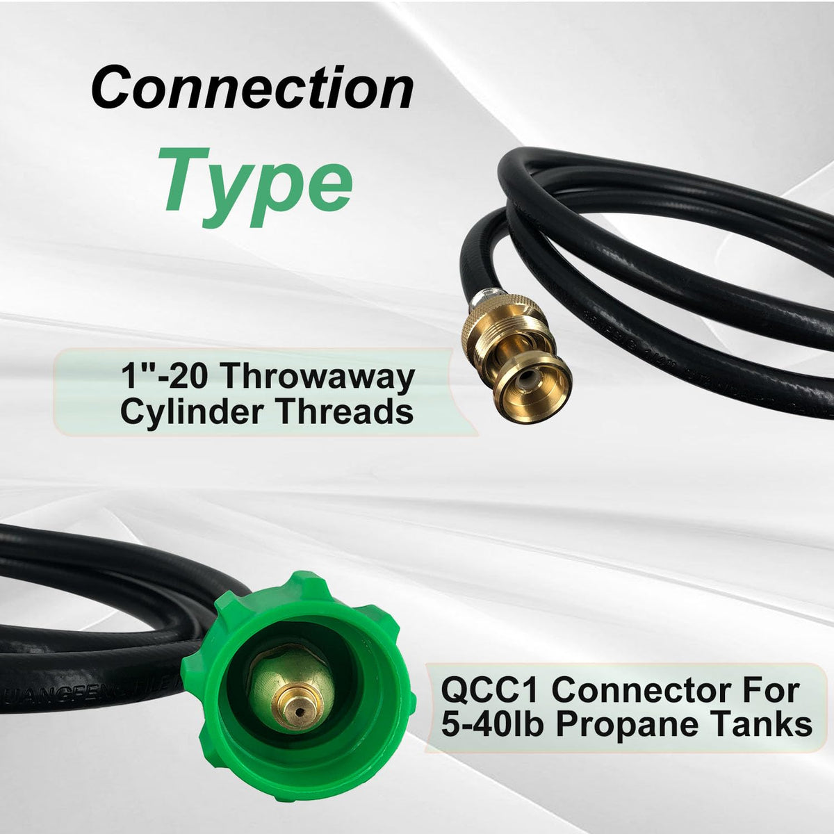 Yigiao adapter hose ideal for camping and tailgating use.