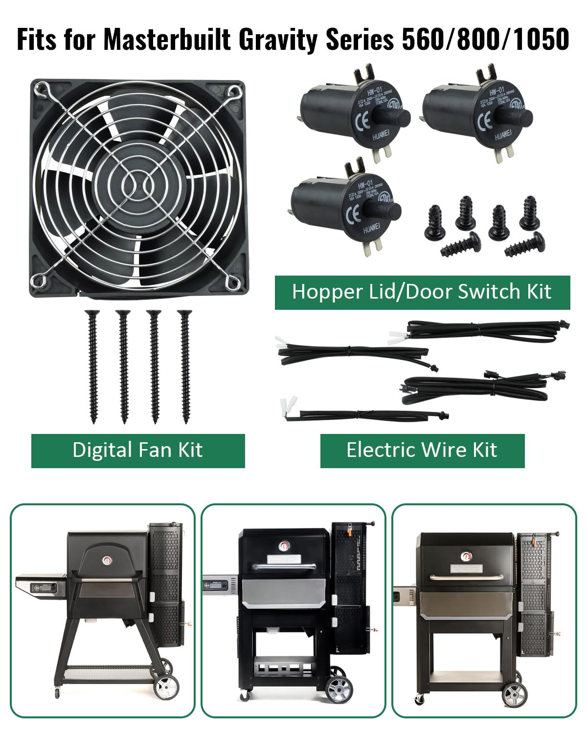 YIGUCS gravity door switch screws support sturdy installation.