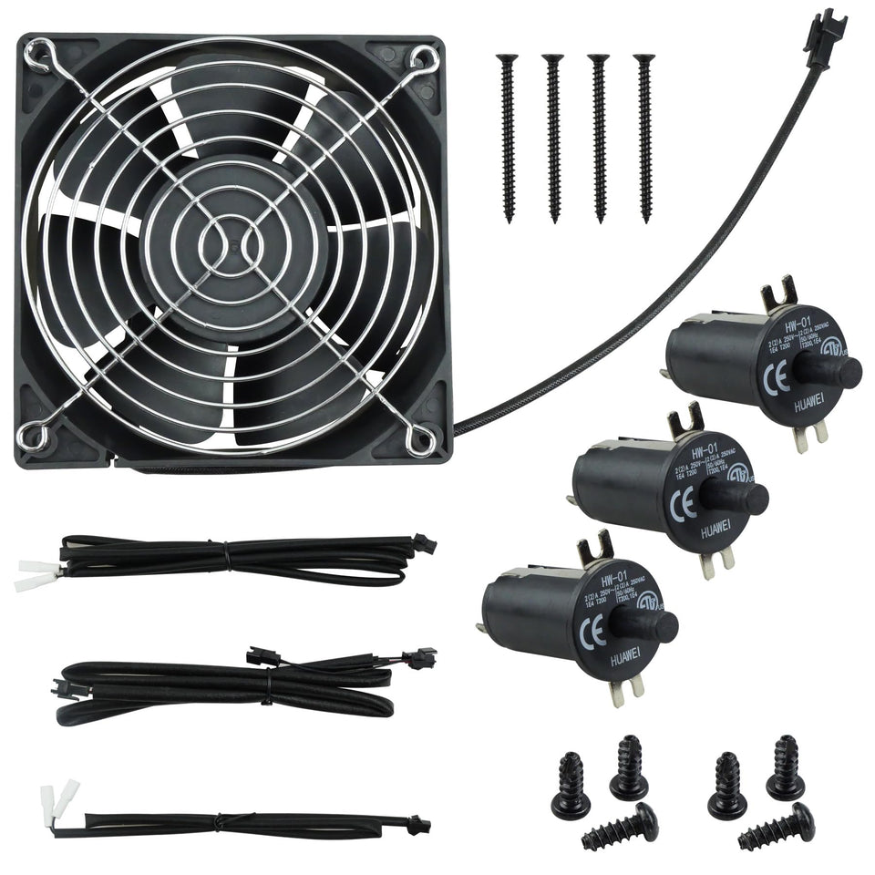 YIGUCS Masterbuilt Gravity fan improves airflow for steady temperatures.
