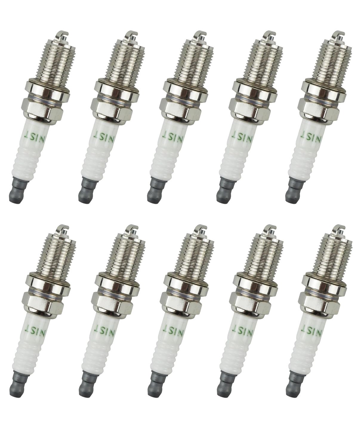 YIGUCS RC12YC spark plug pack of 10 for versatile equipment compatibility.