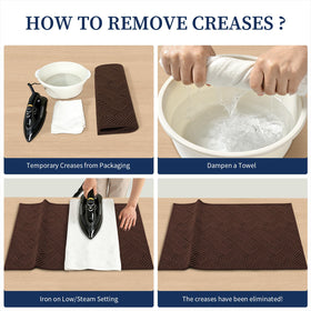 YIHOUSE door mat easy-clean design resists stains and wear.